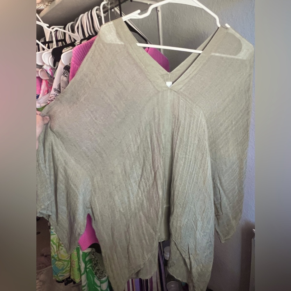 Love Quotes Shiva B Neck Linen top